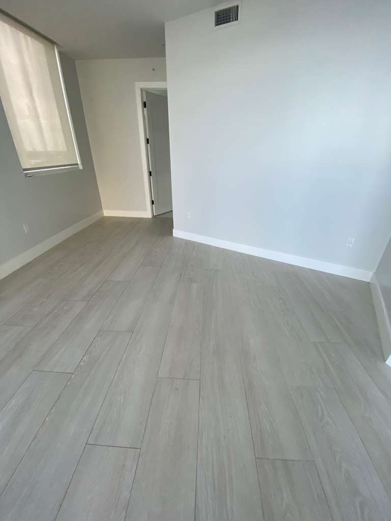 Bedroom before rental property styling transformation