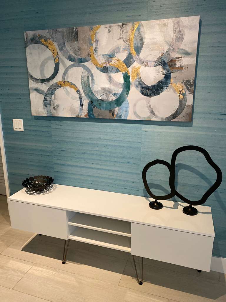 Beautiful interior decor details by Furnish Your Rental