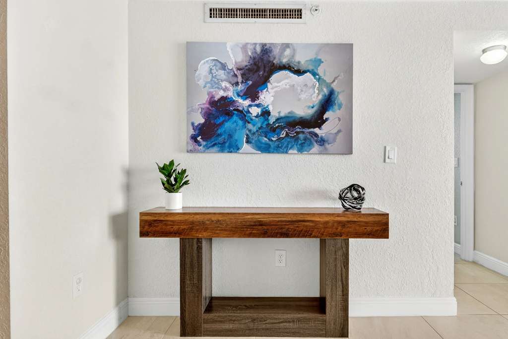 Interior decor after professional interior design and rental property styling