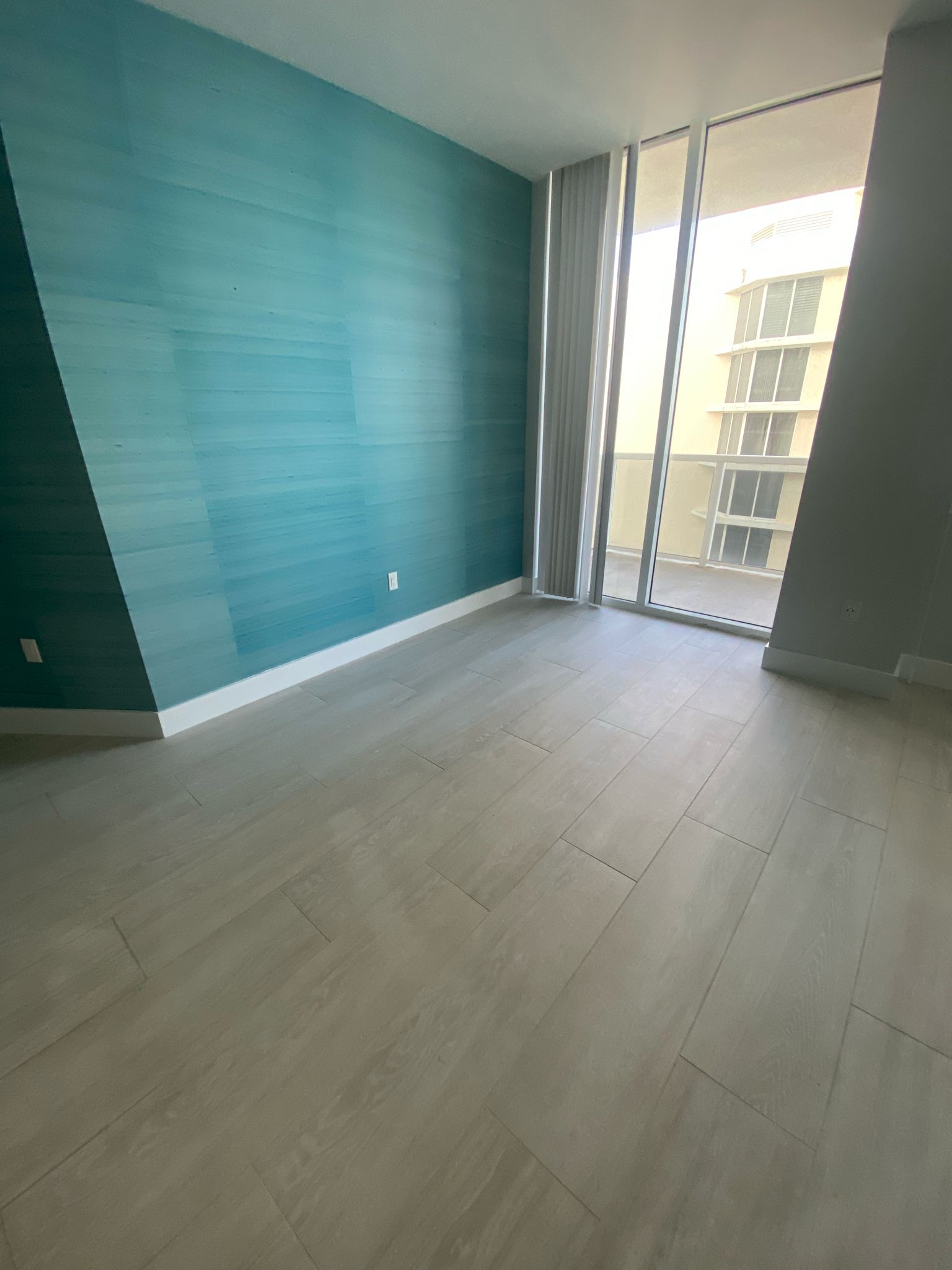 Living room before rental property styling transformation